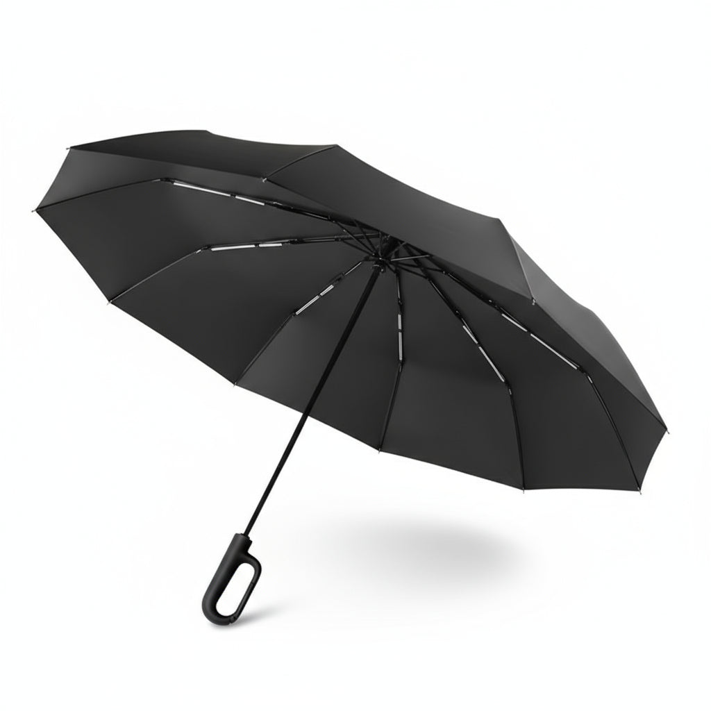 Ring Buckle Design 20 Rib Fully Automatic Umbrella for Men Folding Extra Large Strong Strong WOMEN'S Sunshade Double Umbrella