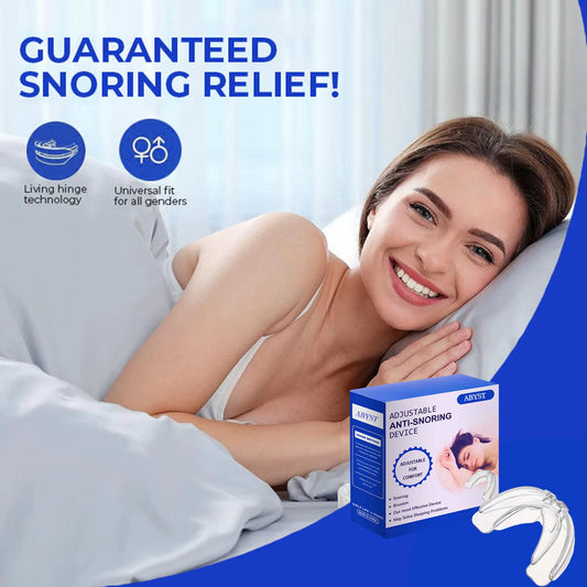 Anti-Snoring Mouth Guard - Bpa-Free Dental Night Protector to Stop Snoring & Teeth Grinding, Sleep Aid Device for Adults