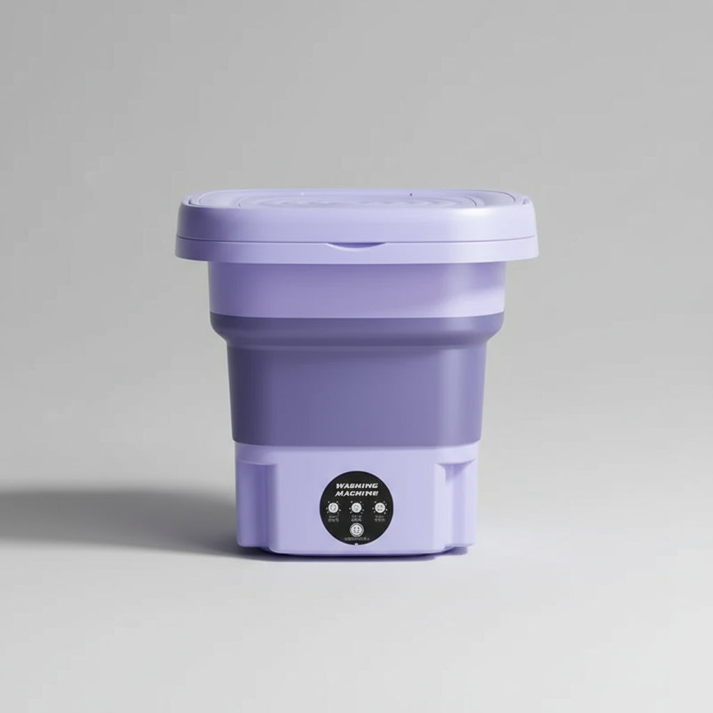 8L Portable Washing Machine Student Dormitory Underwear Socks Mini Cleaning Machine Small Folding Laundry Bucket Washing Machine