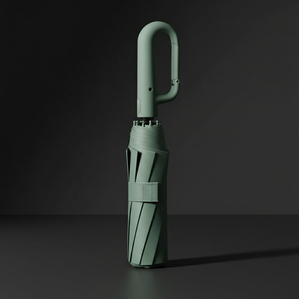 Ring Buckle Design 20 Rib Fully Automatic Umbrella for Men Folding Extra Large Strong Strong WOMEN'S Sunshade Double Umbrella