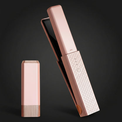 Cordless Mini Usb Hair Straightener Fast Heating Three Temperatures Adjustable Travel Hair Portable Straightener K8F0