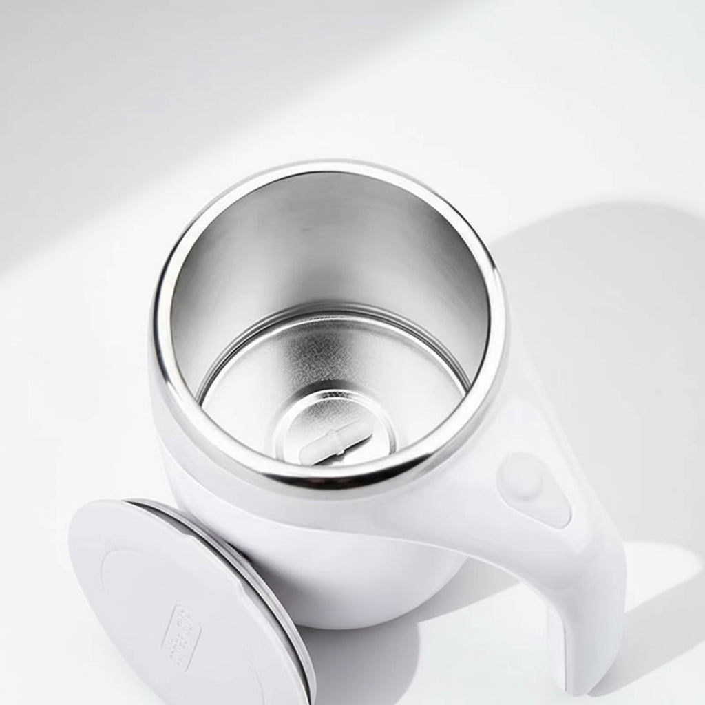 Automatic Stirring Cup Mug Rechargeable Portable Coffee Electric Stirring Stainless Steel Rotating Magnetic Home Drinking Tools