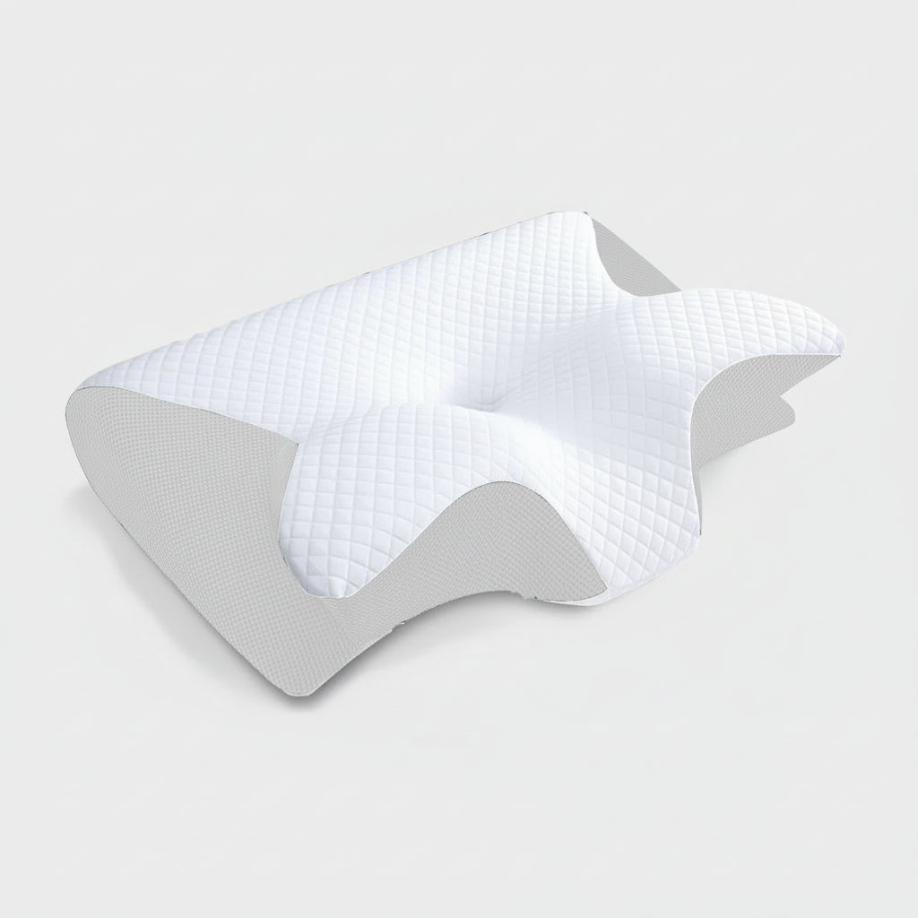 1Pc Memory Foam Cervical Pillow, 2 in 1 Ergonomic Contour Orthopedic Pillow for Neck Pain, Contoured Support Pillows,Neck Pillow