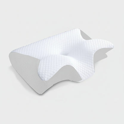 1Pc Memory Foam Cervical Pillow, 2 in 1 Ergonomic Contour Orthopedic Pillow for Neck Pain, Contoured Support Pillows,Neck Pillow