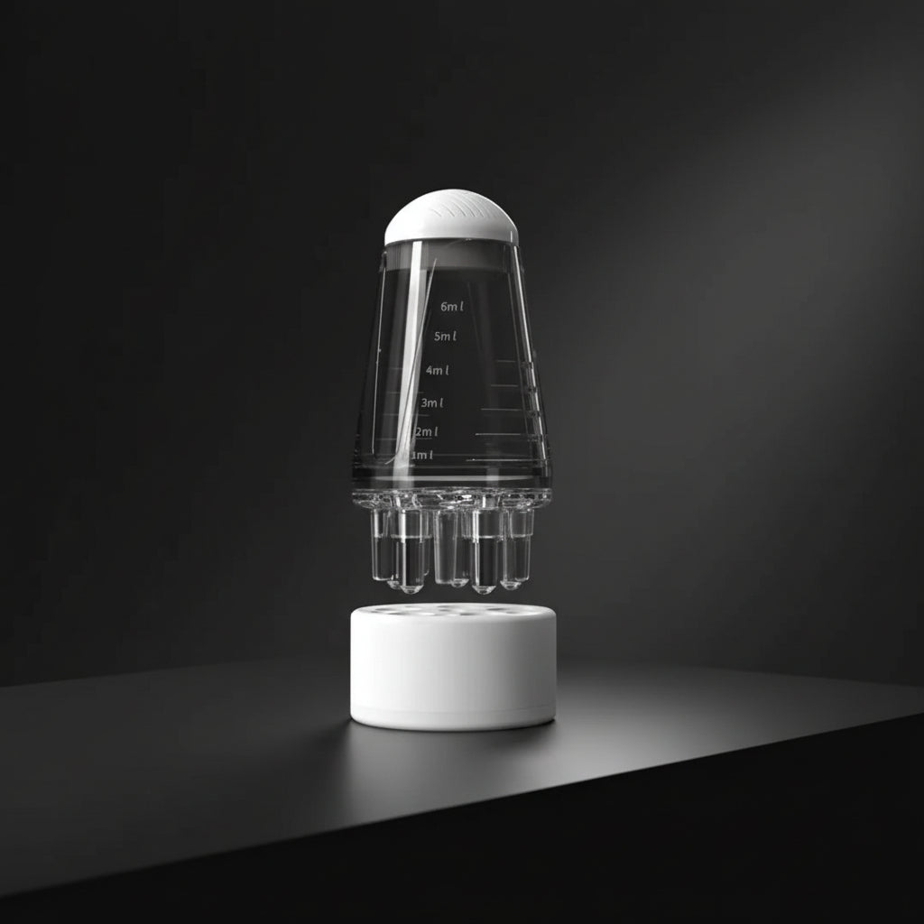 6Ml Scalp Applicator Mini Head Massager Roller Ball Brush Hair Growth Essential Oil Medicine Liquid Applicator Massage Comb