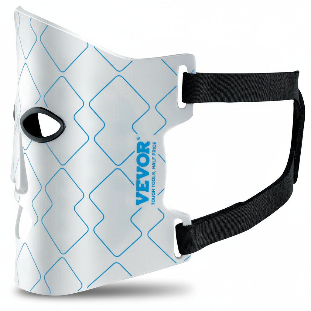 VEVOR Red Light Therapy Mask 7-Color LED Face Mask Light Therapy with 850Nm NIR