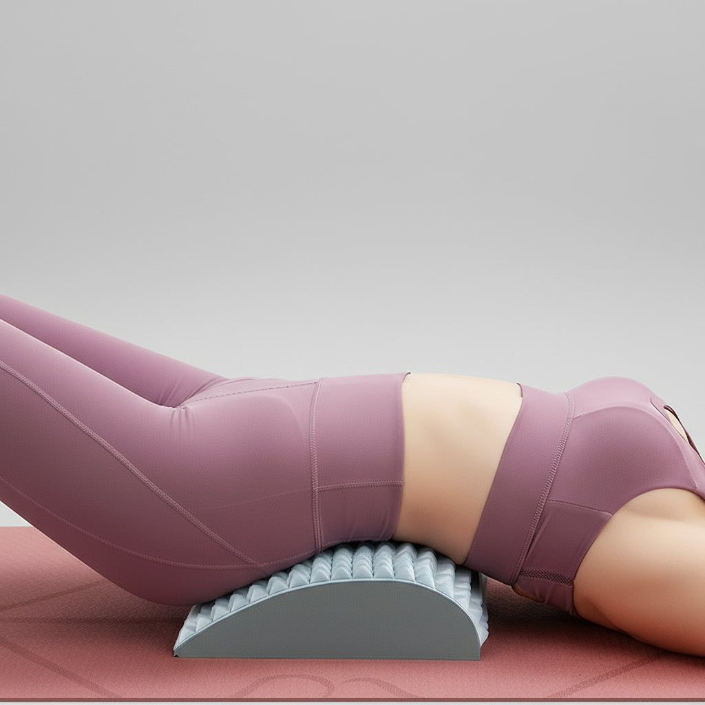 Neck & Back Stretcher Back Neck Cracker for Lower Back Pain Relief Refresh Back Stretcher Waist Relaxation Yoga Stretcher