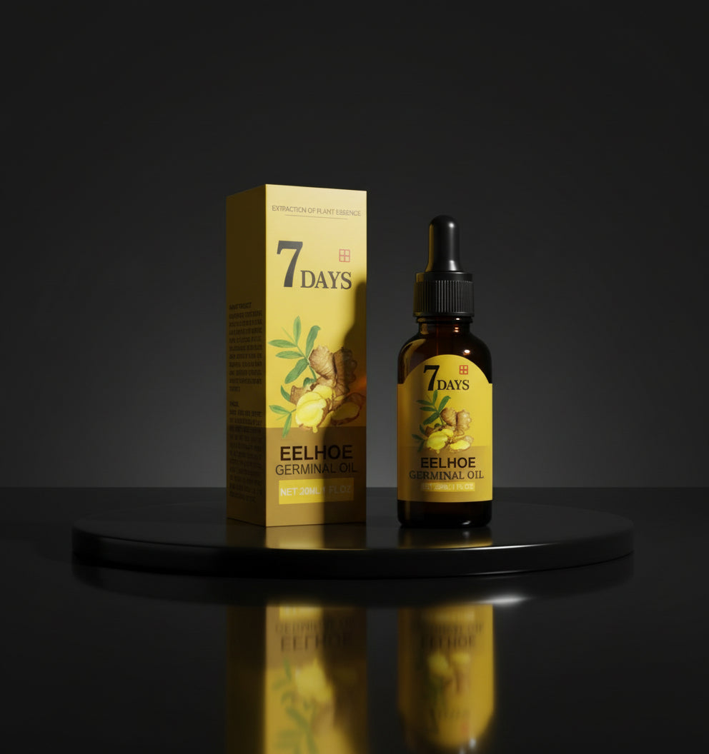 Hair Growth & Anti-Hair Loss Oil – Ginger Infused Natural Formula for All Hair Types