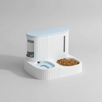 Pet Cat Bowl Dual-Use Dog for Feeder Bowls Kitten Automatic Food Drinking Fountain 3L Capacity Puppy Feeding Waterer Products