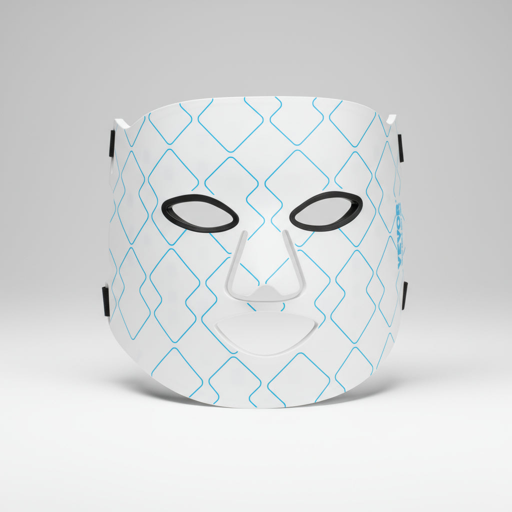 VEVOR Red Light Therapy Mask 7-Color LED Face Mask Light Therapy with 850Nm NIR