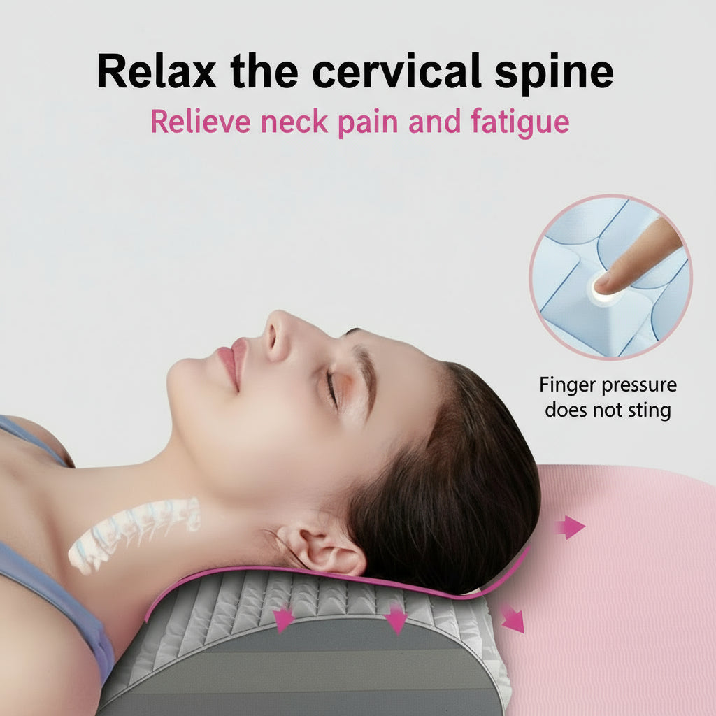 Neck & Back Stretcher Back Neck Cracker for Lower Back Pain Relief Refresh Back Stretcher Waist Relaxation Yoga Stretcher