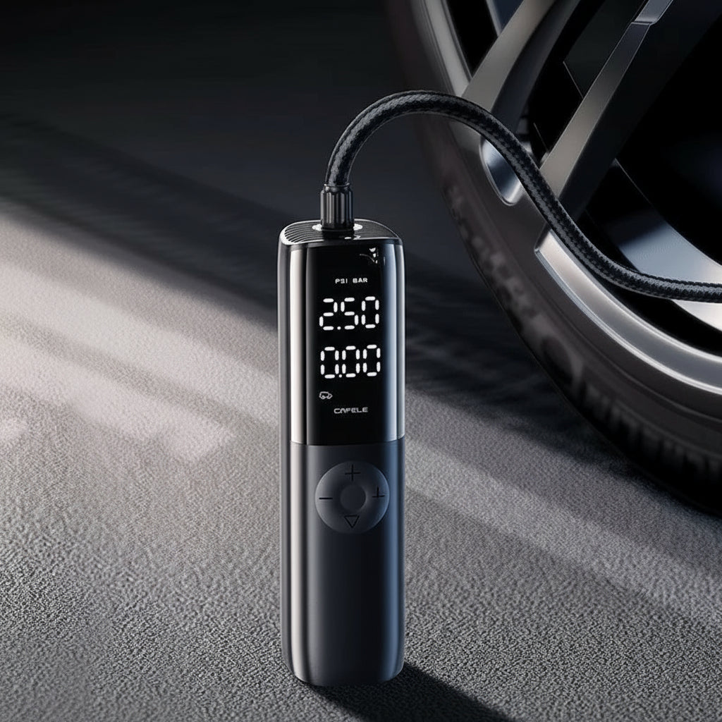 Car Tire Air Pump 12V 150PSI Air Compressor Portable Wired Electric Inflator for Car Motorcycle Bicycle with Extended Power Cord