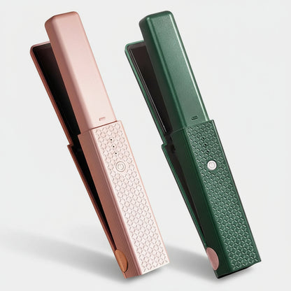 Cordless Mini Usb Hair Straightener Fast Heating Three Temperatures Adjustable Travel Hair Portable Straightener K8F0