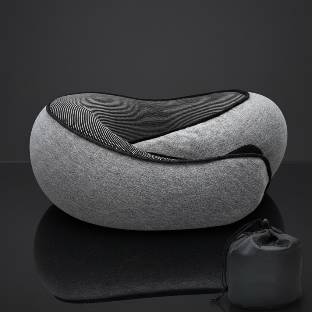 Famous Ergonomic Memory Foam Travel Pillow