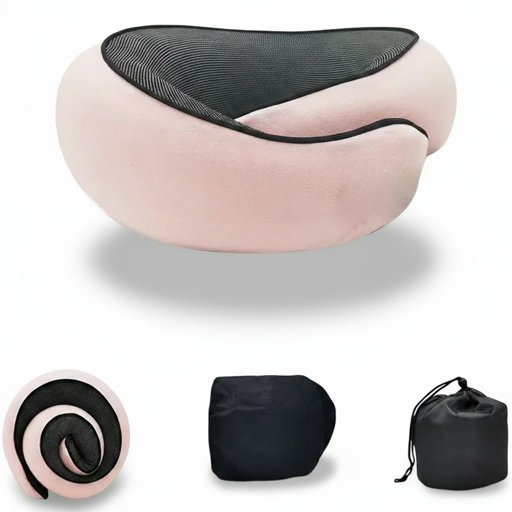 Famous Ergonomic Memory Foam Travel Pillow