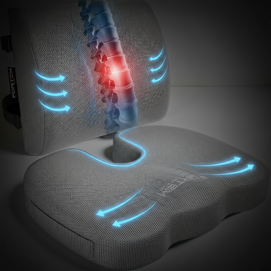 Office Chair Cushion and Back Support