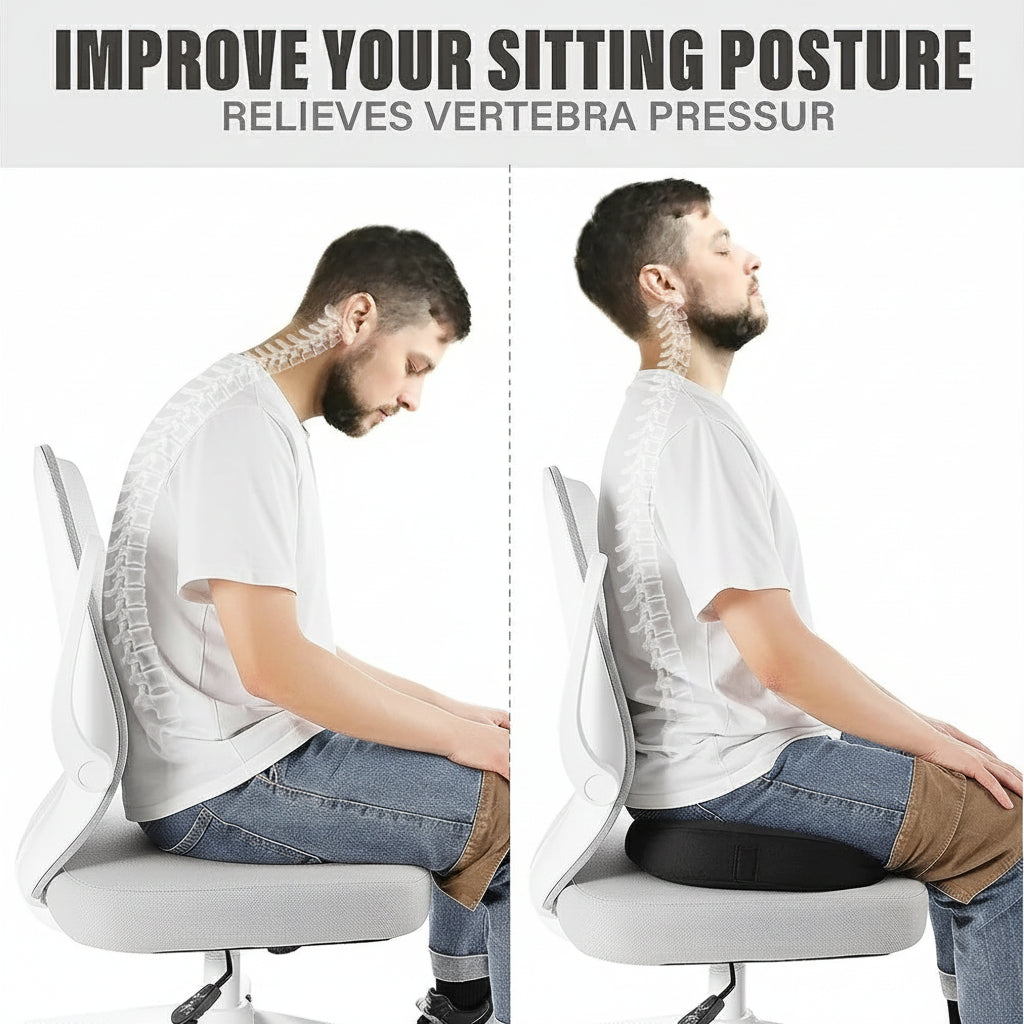 Travel Seat Cushion Memory Foam U-Shaped Pillow