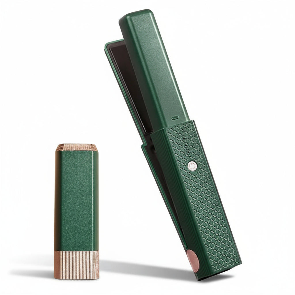 Cordless Mini Usb Hair Straightener Fast Heating Three Temperatures Adjustable Travel Hair Portable Straightener K8F0