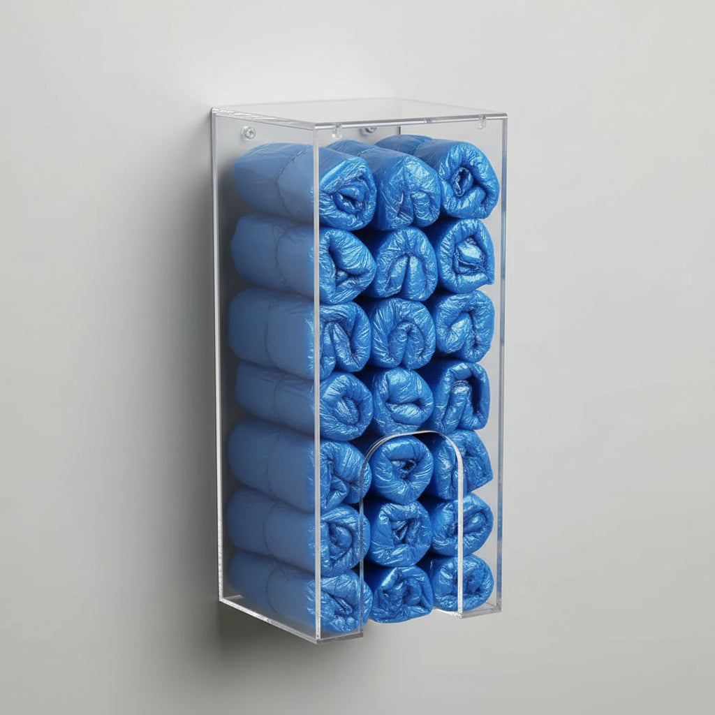 Automatic Shoe Cover Machine With100Pcs Disposable Shoe Covers Portable Automatic Shoe Cover Dispenser T Buckle for Home Office